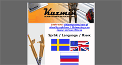 Desktop Screenshot of kuzmin.se